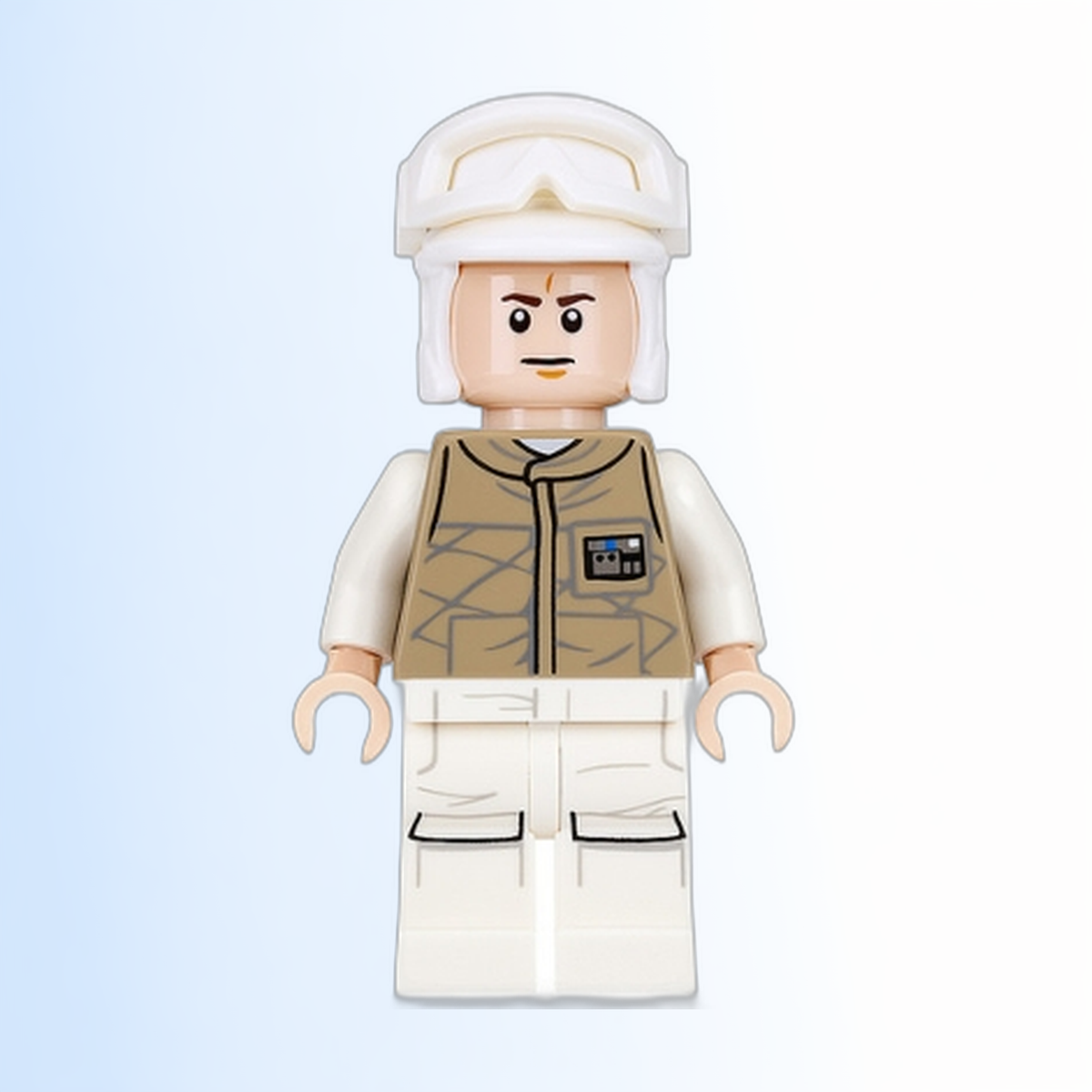 Hoth Rebel Trooper Dark Tan Uniform (Frown) - sw0735