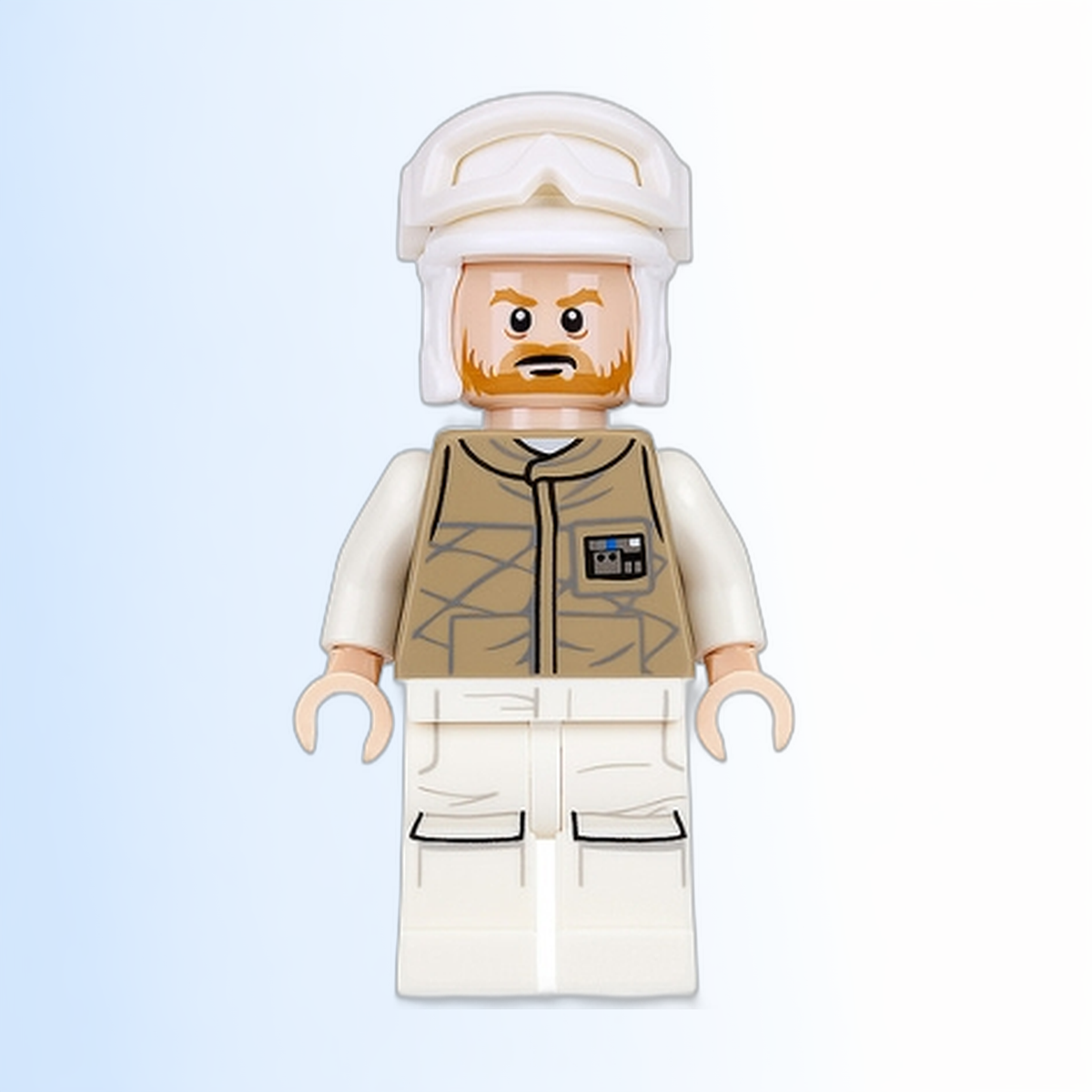 Hoth Rebel Trooper Dark Tan Uniform (Brown Beard) - sw0736