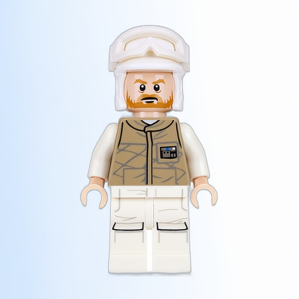 Hoth Rebel Trooper Dark Tan Uniform (Brown Beard) - sw0736
