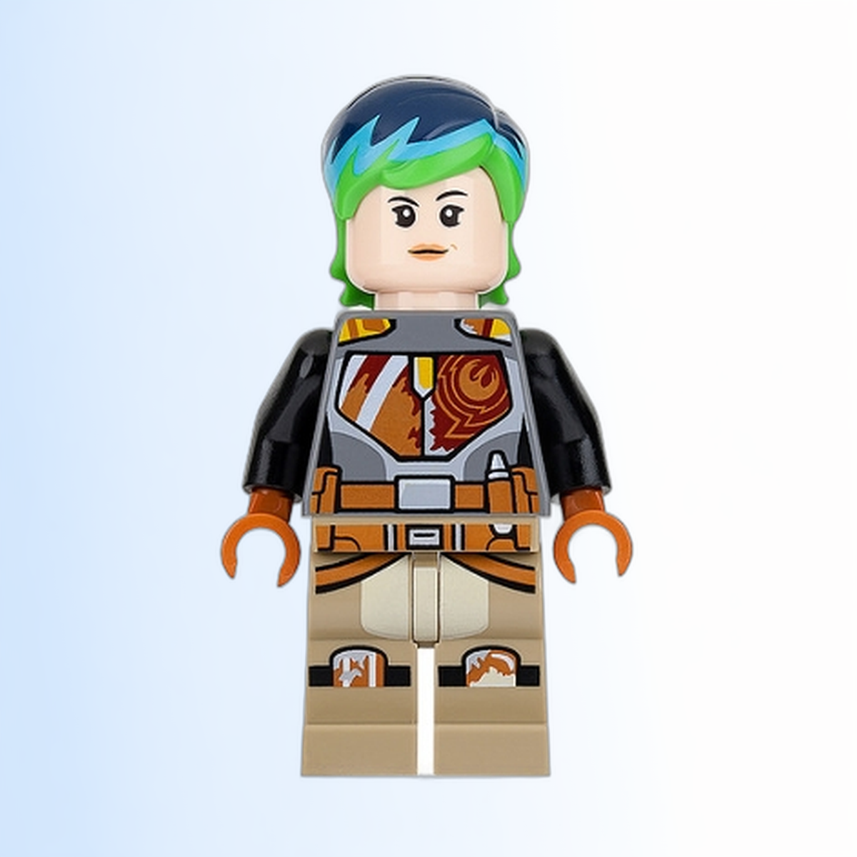 Sabine Wren - Bright Green and Dark Blue Hair - sw0742