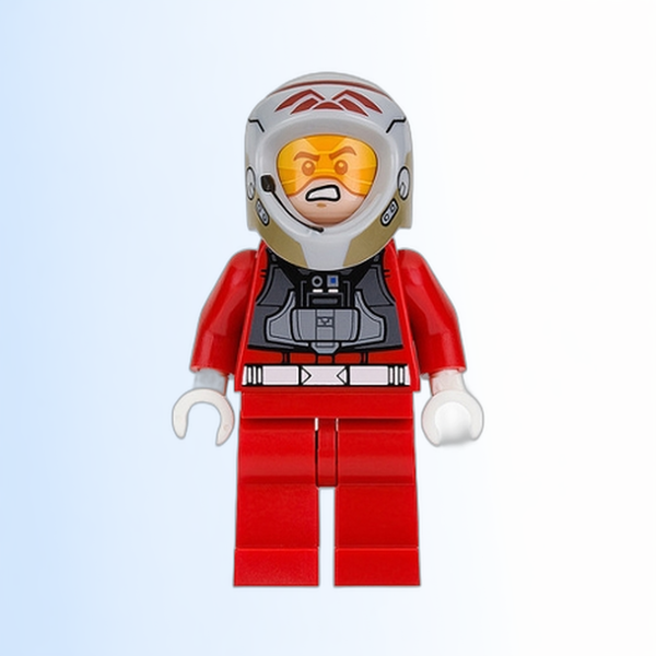 Rebel Pilot A-wing (Open Helmet, Red Jumpsuit) - sw0757