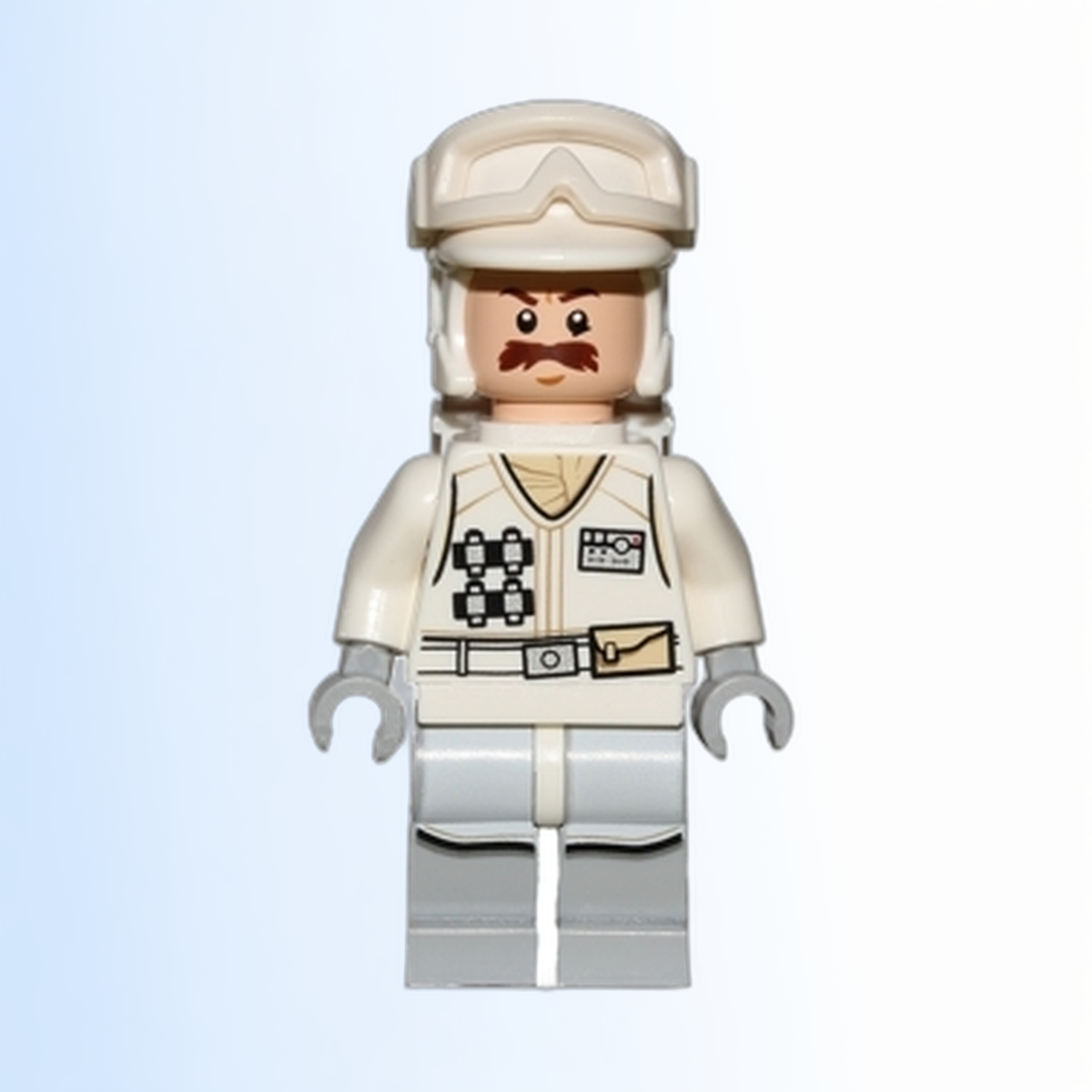 Hoth Rebel Trooper White Uniform (Moustache) - sw0760
