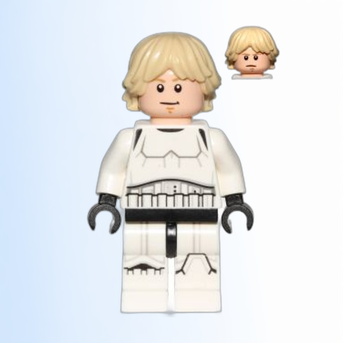 Luke Skywalker - Stormtrooper Outfit, Printed Legs, Tan Hair - sw0777