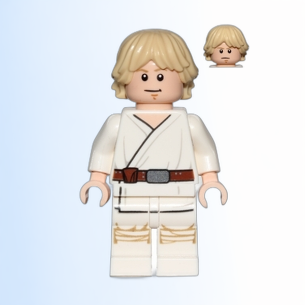 Luke Skywalker (Tatooine, White Legs, Stern / Smile Face Print) - sw0778