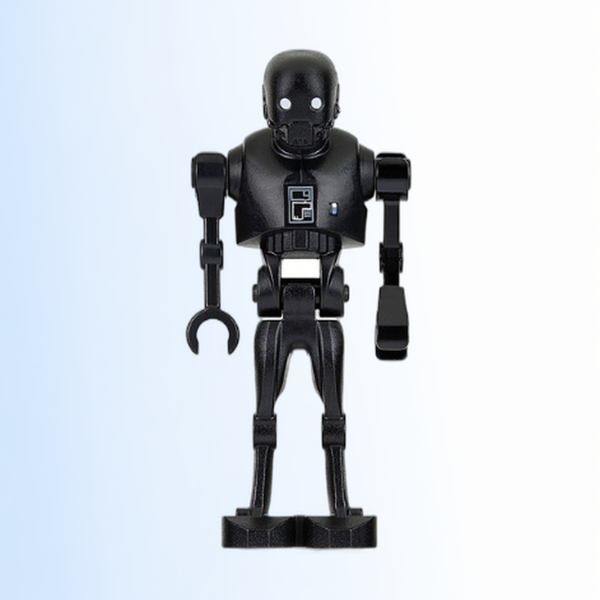 K-2SO Droid - Dark Bluish Gray and Silver Chest Panel - sw0782