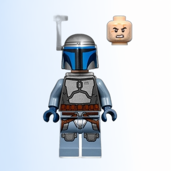 Jango Fett - Light Nougat Head, Angry - sw0845