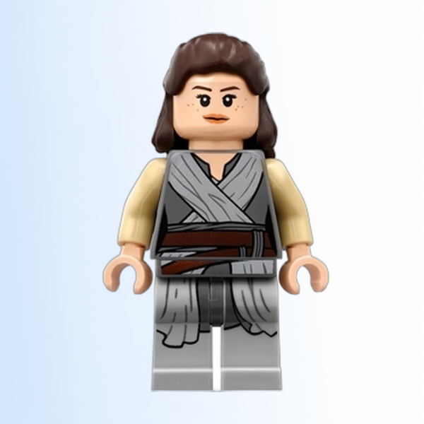 Rey - Light Bluish Gray Tied Robe - sw0866