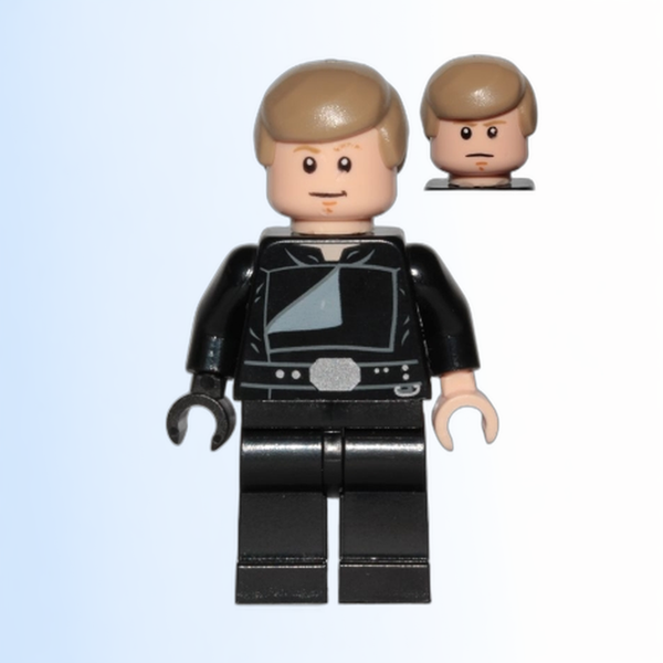 Luke Skywalker (Jedi Master, Endor, Dark Tan Hair, Stern / Smile) - sw0880