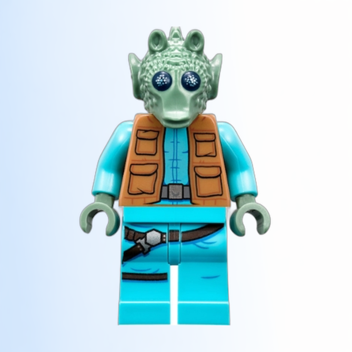 Greedo - Medium Nougat Vest, Belt on Legs and Torso, Medium Azure Legs - sw0898
