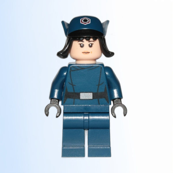 Rose Tico - Dark Blue First Order Officer Disguise, Hat with Hair - sw0901
