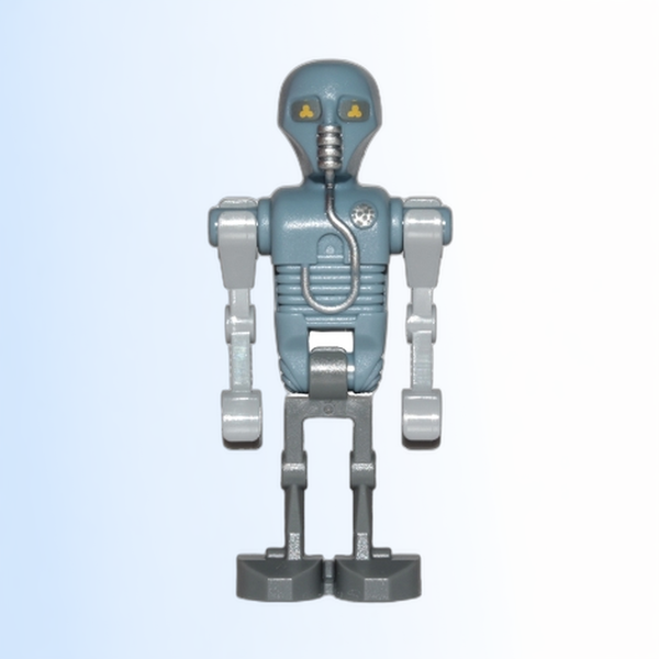 2-1B Medical Droid - Dotted Badge Pattern (Sand Blue), Dark Bluish Gray Legs - sw0956