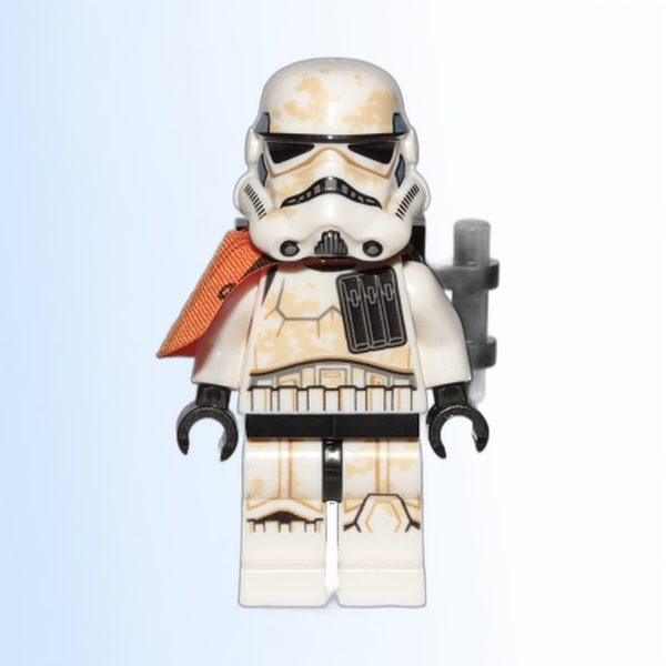 Sandtrooper Squad Leader (Captain) - Orange Pauldron, Ammo Pouch, Dirt Stains, Survival Backpack - sw0961