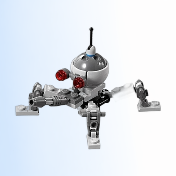 Dwarf Spider Droid - Dark Bluish Gray Dome, Dark Bluish Gray Cone 1 x 1 - sw0965