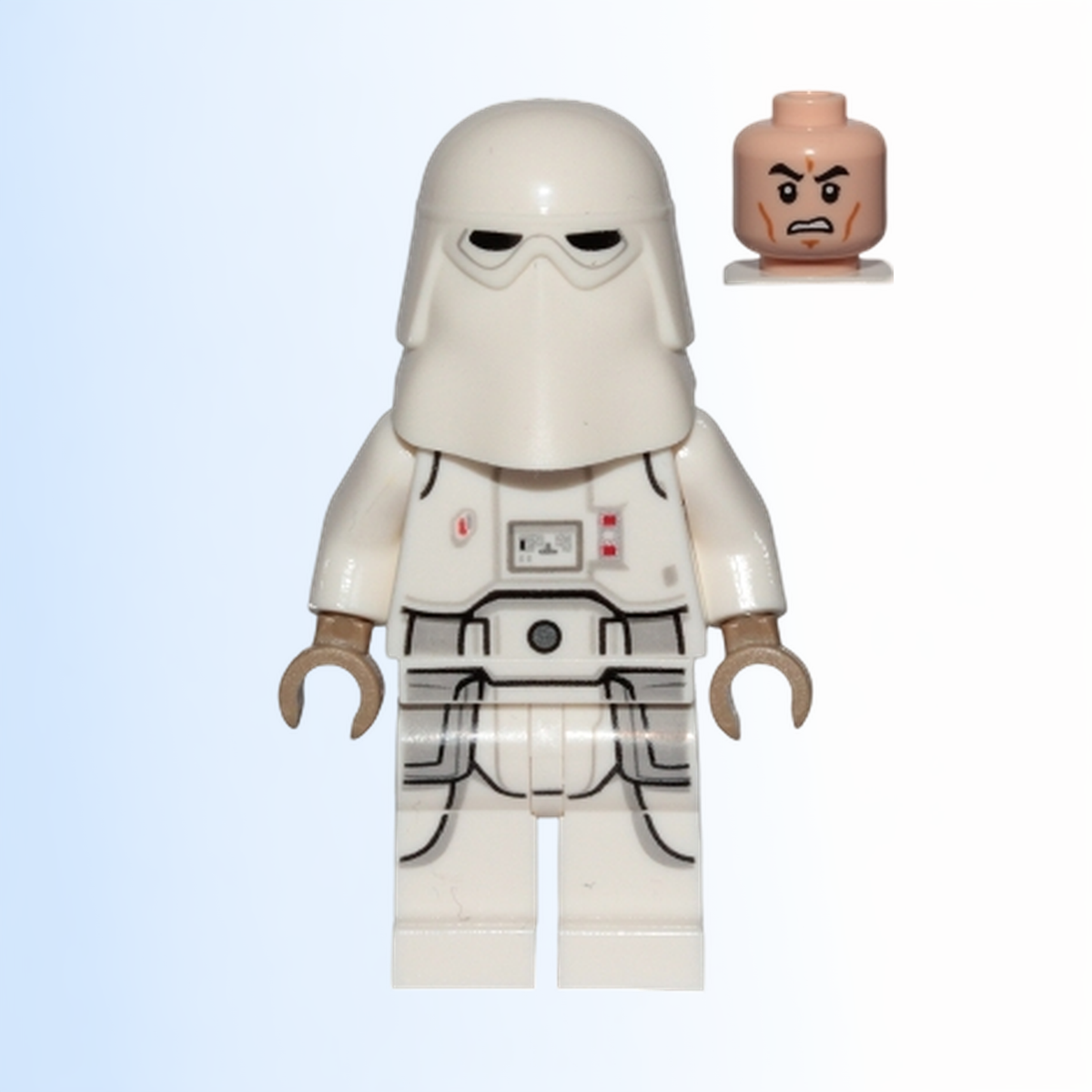Snowtrooper, Printed Legs, Dark Tan Hands - sw1009
