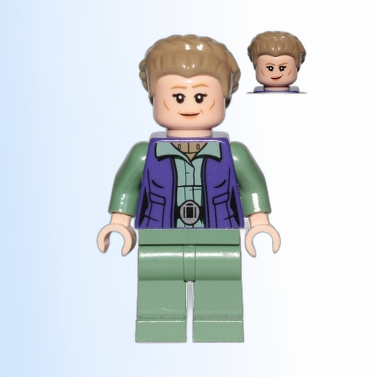 General Leia (Dark Tan Turtleneck, Detailed Vest) - sw1011