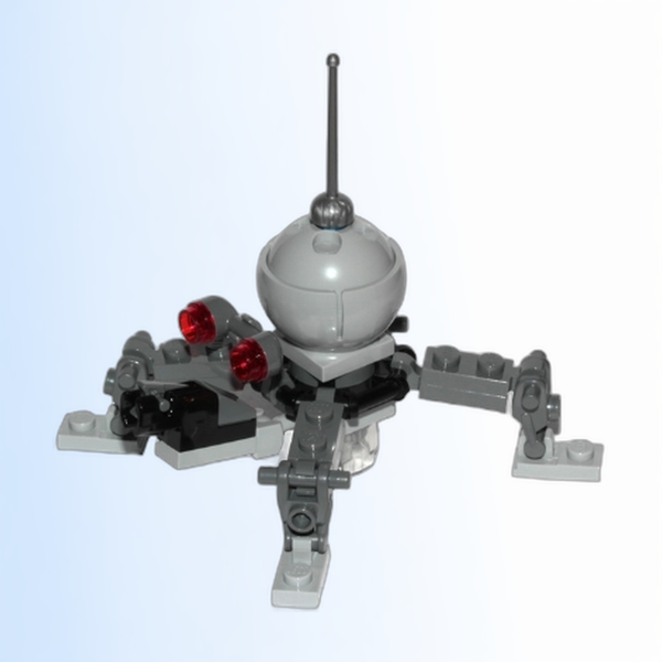 Dwarf Spider Droid - Light Bluish Gray Dome, Mini Blaster / Shooter - sw1030