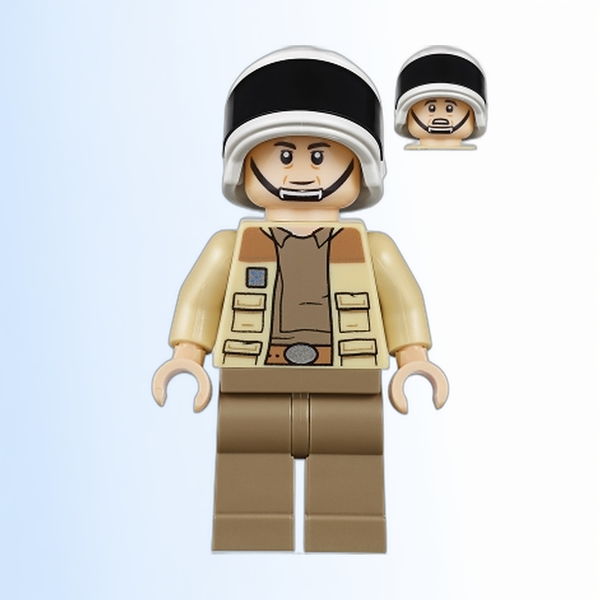 Captain Antilles - Dark Tan Shirt, Small Rank Badge - sw1035
