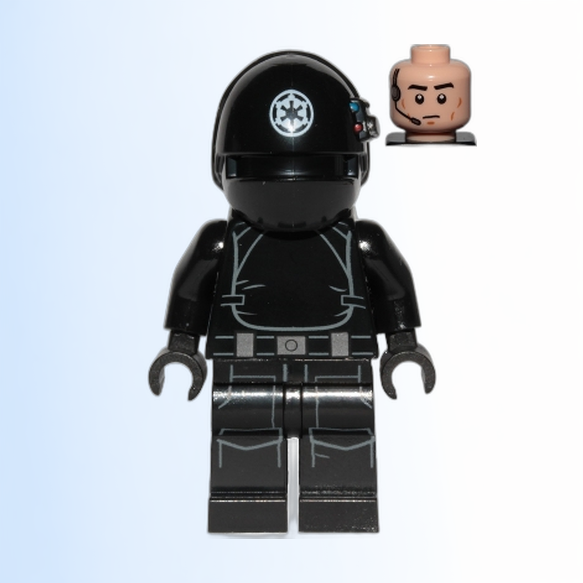Imperial Gunner - Helmet with White Imperial Logo, Light Nougat Head - sw1045