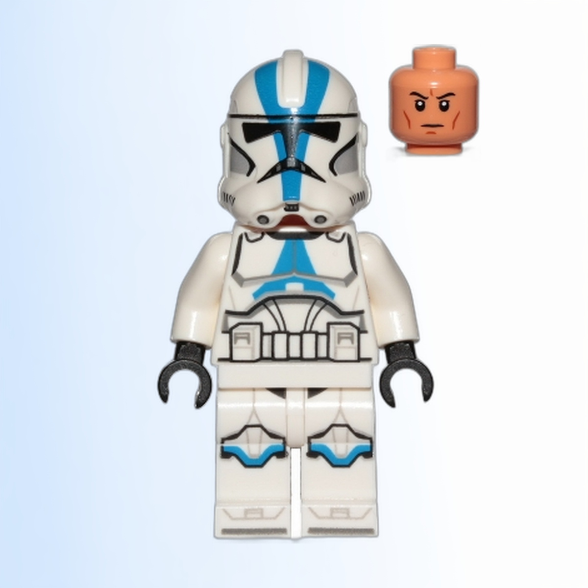 Clone Trooper, 501st Legion (Phase 2) - White Arms, Nougat Head - sw1094