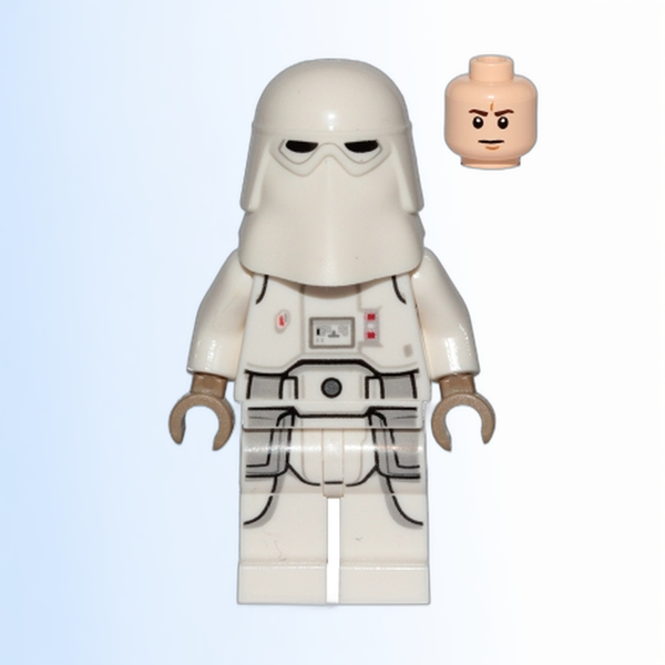 Snowtrooper, Printed Legs, Dark Tan Hands, Frown - sw1102