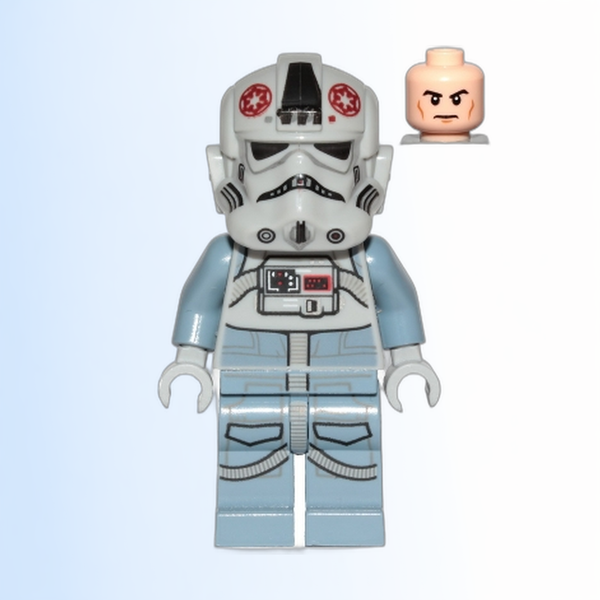 AT-AT Driver - Dark Red Imperial Logo, Cheek Lines, Frown - sw1104