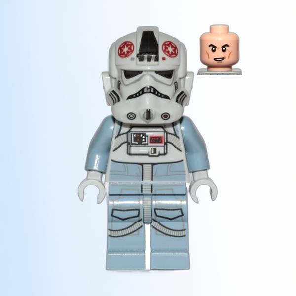 AT-AT Driver - Dark Red Imperial Logo, Cheek Lines, Smile - sw1105