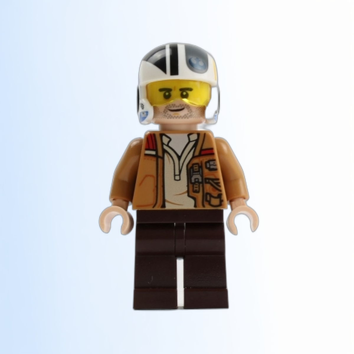 Poe Dameron (Medium Nougat Jacket, Helmet) - sw1145