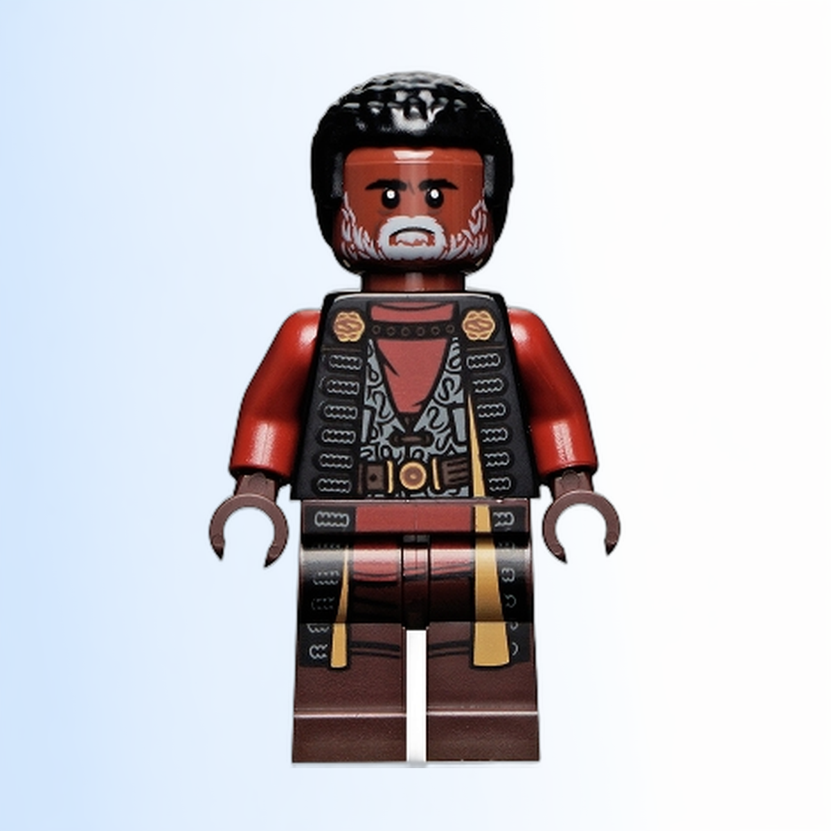 Greef Karga - Black Magistrate Robe and Gray Beard - sw1156