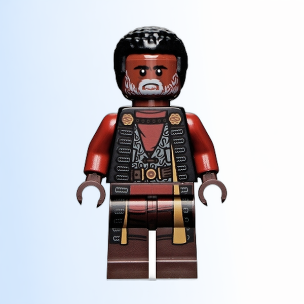 Greef Karga - Black Magistrate Robe and Gray Beard - sw1156