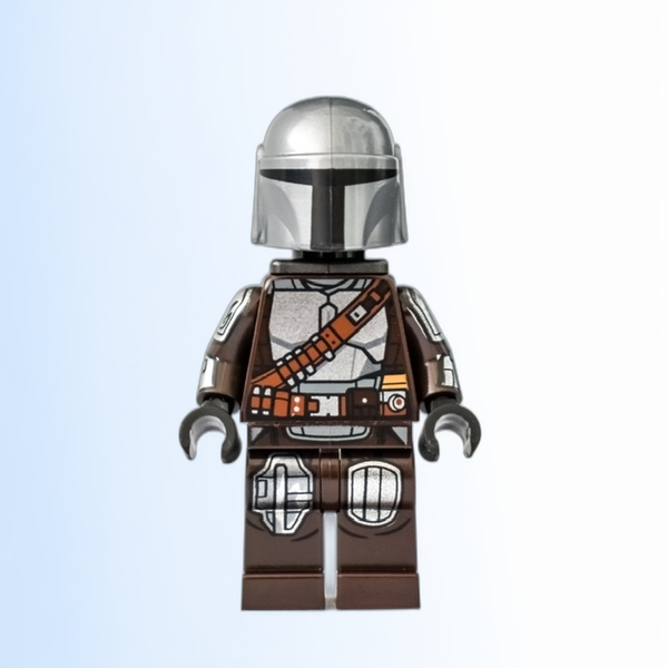 The Mandalorian / Din Djarin / 'Mando' - Silver Beskar Armor, Jet Pack, Plain Head - sw1166