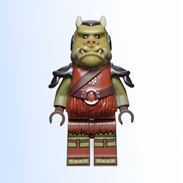 Gamorrean Guard - Olive Green, Reddish Brown Legs - sw1196