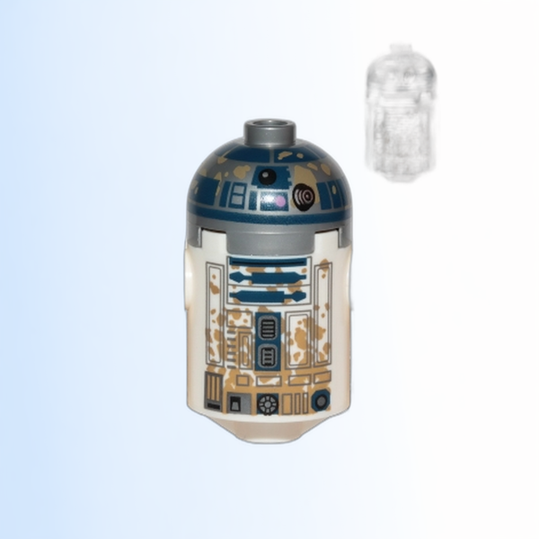 Astromech Droid, R2-D2, Dirt Stains on Front and Back - sw1200
