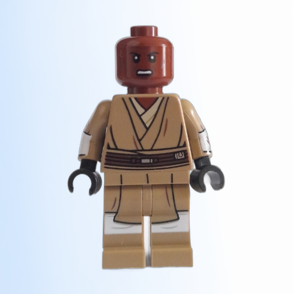 Mace Windu (Dark Tan Legs, Open Mouth, Printed Arms) - sw1205