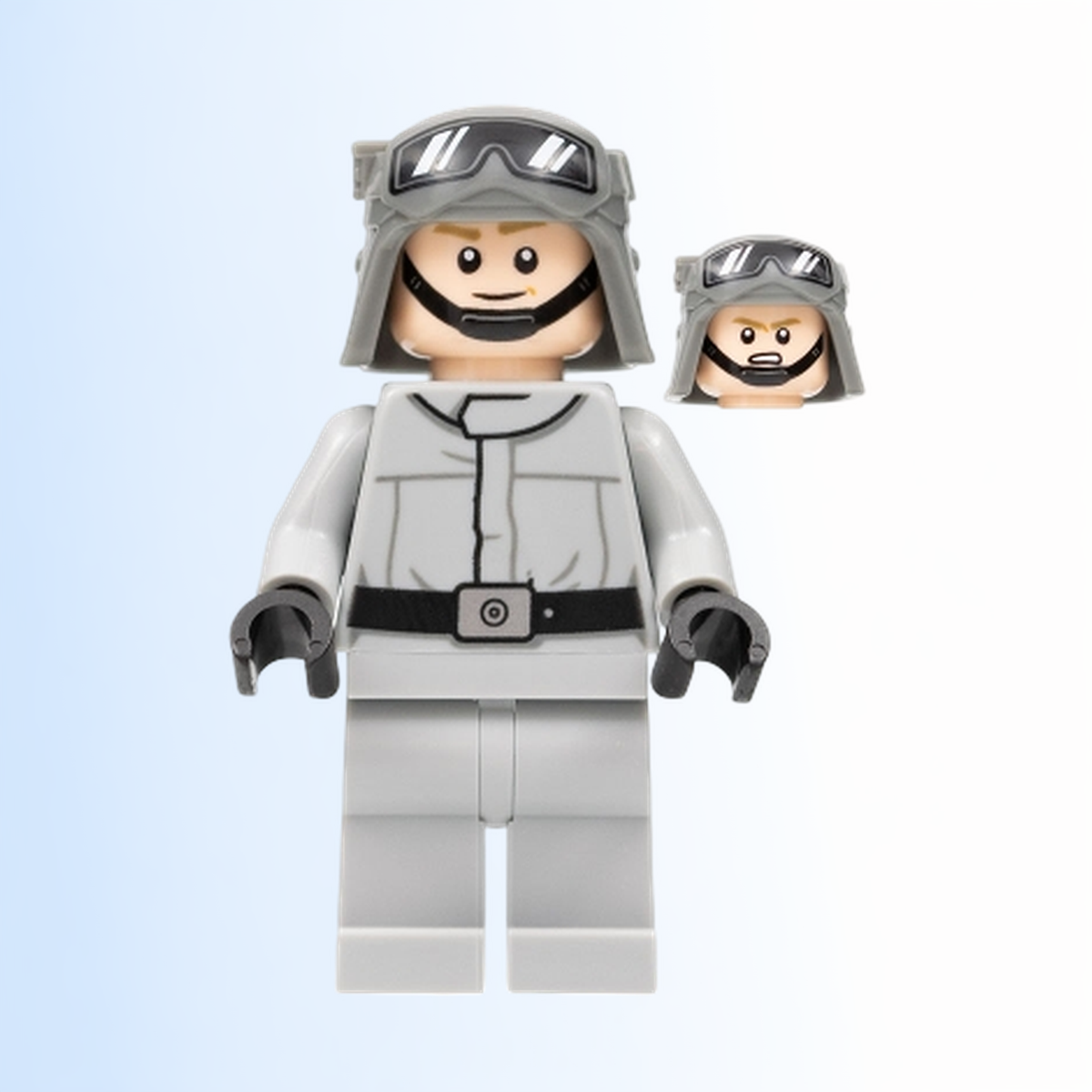 Imperial AT-ST Driver - Helmet with Molded Goggles, Light Bluish Gray Jumpsuit, Plain Legs - sw1217