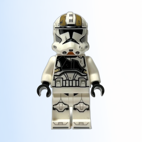 Clone Trooper Gunner (Phase 2) - Dirt Stains, Nougat Head, Helmet with Holes - sw1236