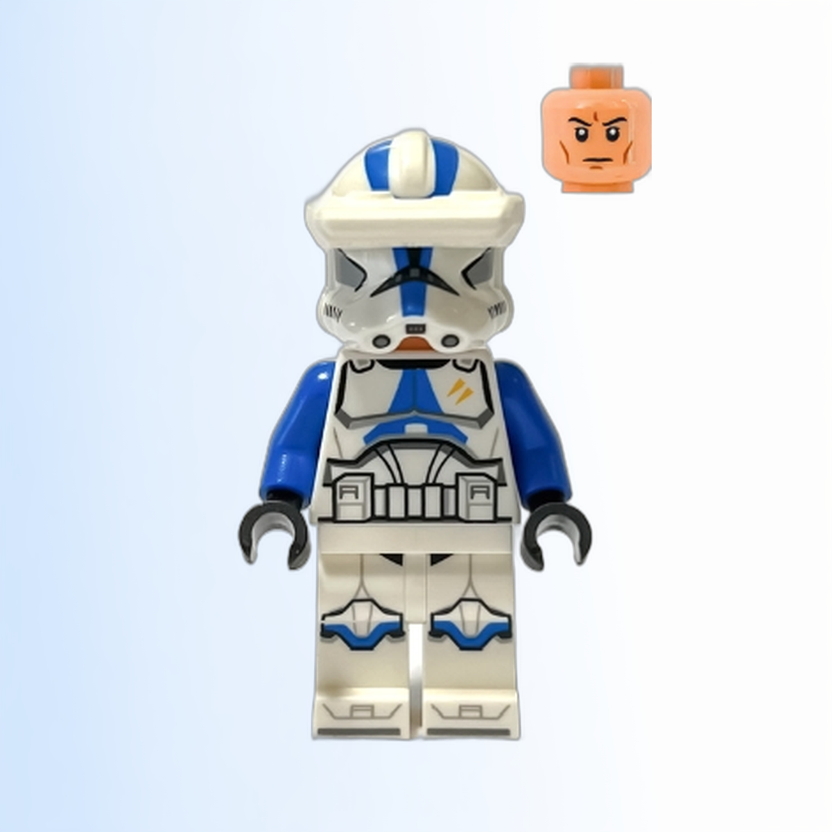 Clone Trooper Specialist, 501st Legion (Phase 2) - Blue Arms, Macrobinoculars, Nougat Head, Helmet with Holes - sw1248