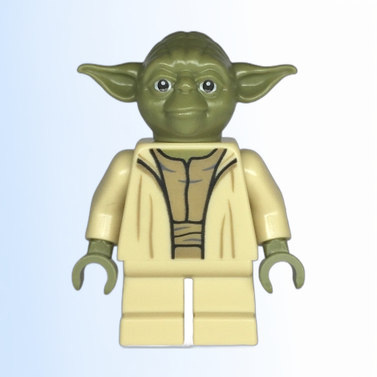 Yoda - Olive Green, Open Robe with Small Creases - sw1288