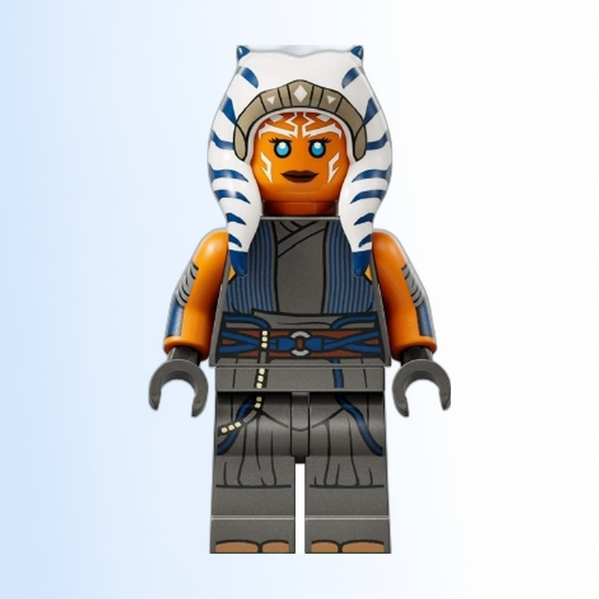 Ahsoka Tano (Adult) - Pearl Dark Gray Robe, Printed Arms - sw1300