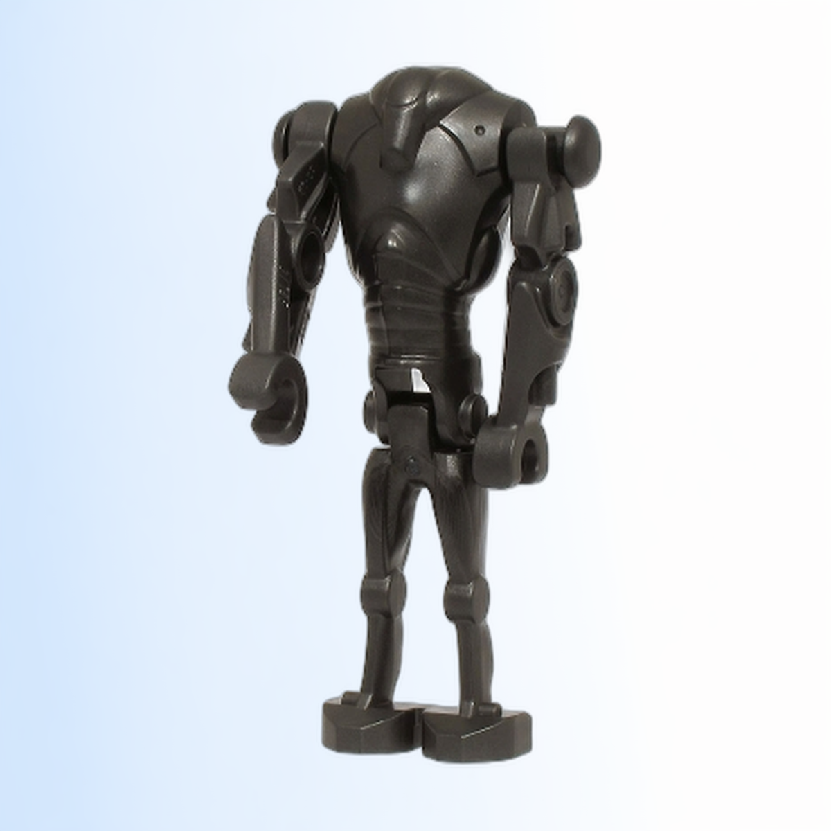 Super Battle Droid - Pearl Dark Gray, Narrow Head, Chest Light Indent - sw1321