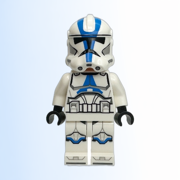 Clone Trooper, 501st Legion (Phase 2) - White Arms, Nougat Head, Helmet with Holes - sw1337