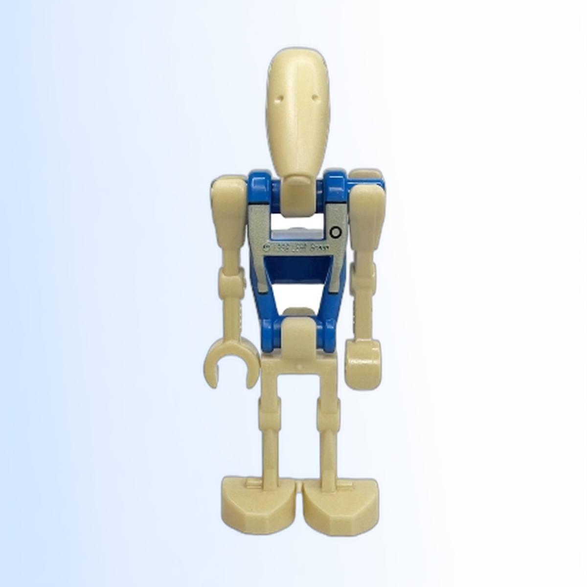 Battle Droid Pilot - Blue Torso with Tan Insignia and Chest Badge, Angled Arm and Straight Arm - sw1338