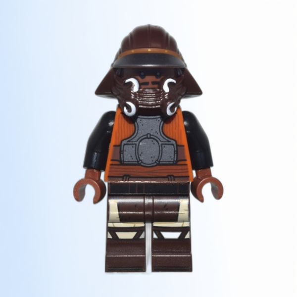 Lando Calrissian - Skiff Guard, Dark Brown Printed Legs - sw1369