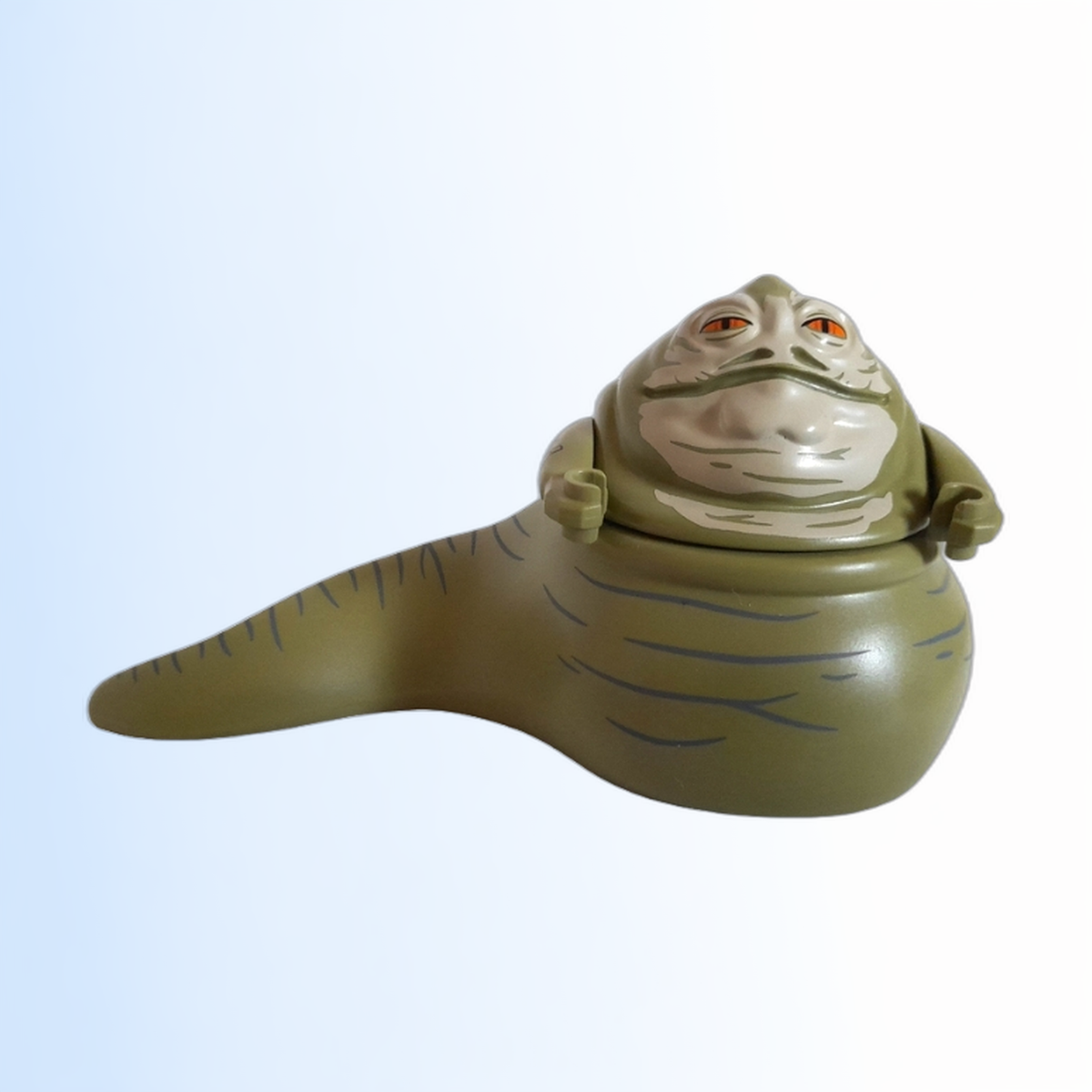 Jabba the Hutt - Olive Green, Tan Face, Dark Bluish Gray Wrinkles - sw1388