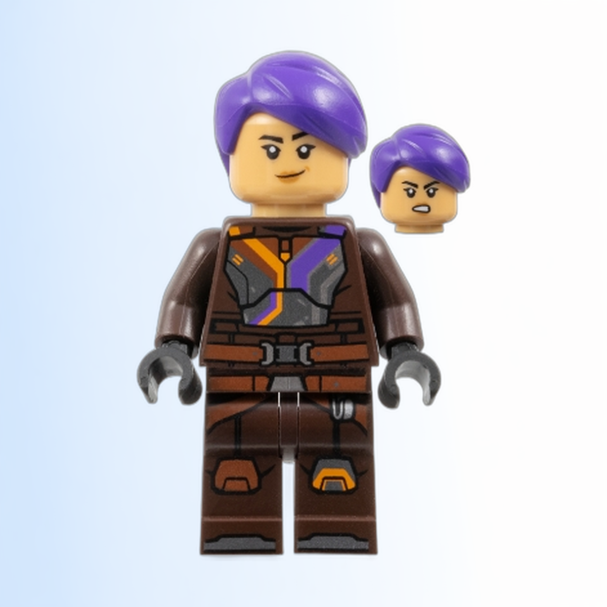 Sabine Wren - Dark Brown Armor, Dark Purple Hair - sw1395