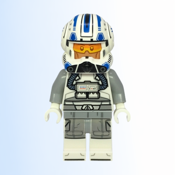 Clone Trooper Pilot Captain Jag (Phase 2) - Light Bluish Gray Arms - sw1401