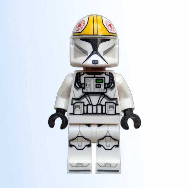 Clone Trooper Pilot (Phase 1) - Yellow Markings, Nougat Head - sw1425