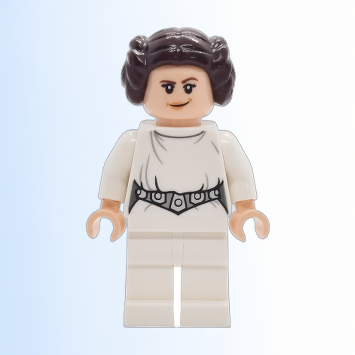 Princess Leia - White Dress, Detailed Belt with 5 Emblems - sw1459