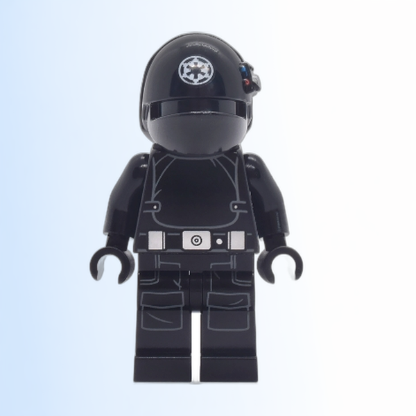 Imperial Gunner - Helmet with White Imperial Logo, Reddish Brown Head - sw1474