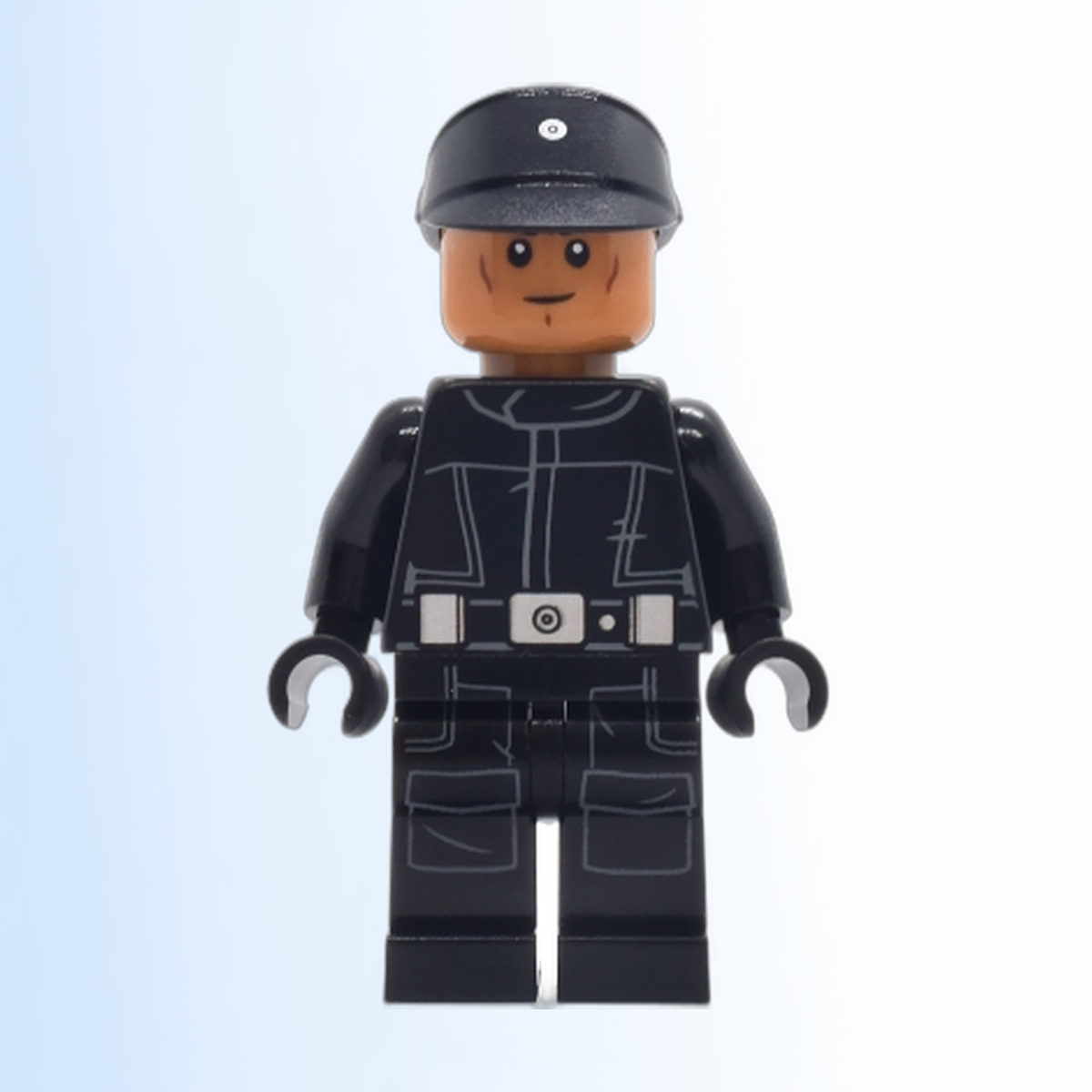 Imperial Shuttle Pilot - Medium Nougat Head, Imperial Officer Cap - sw1480
