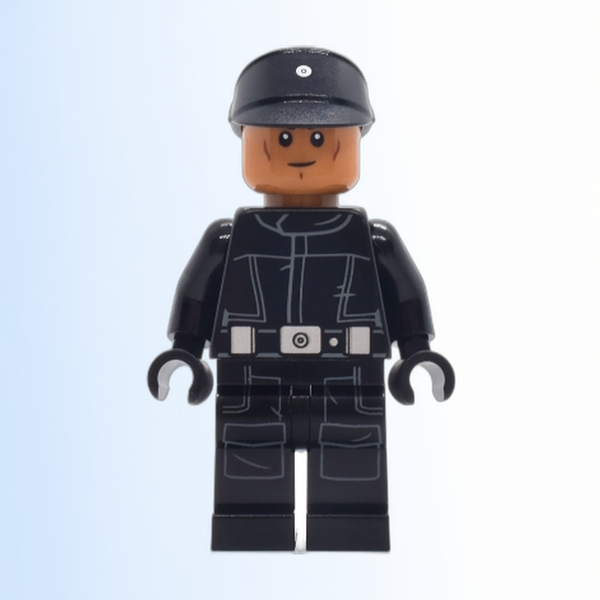 Imperial Shuttle Pilot - Medium Nougat Head, Imperial Officer Cap - sw1480